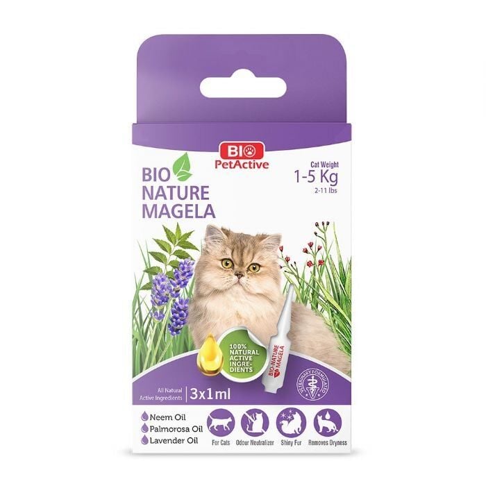 Bio Pet Active Kedi Tüy ve Deri Bakım Damlası 1-5 kg
