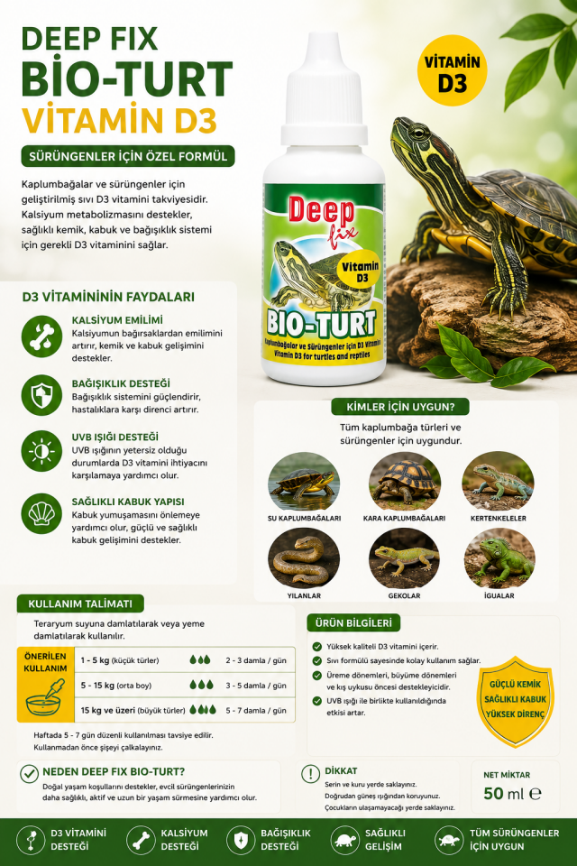 DEEP FIX BİO TURT VİTAMİN D3