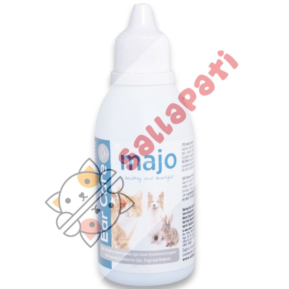 MAJO EAR CARE KEDİ,KÖPEK VE KEMİRGENLER İÇİN KULAK BAKIM SOLÜSYONU