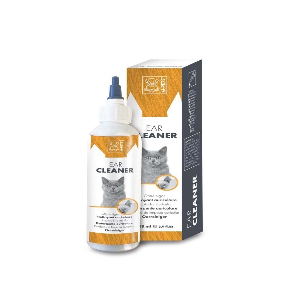 M-PETS CAT EAR CLEANER KULAK TEMİZLEME LOSYONU 118ML