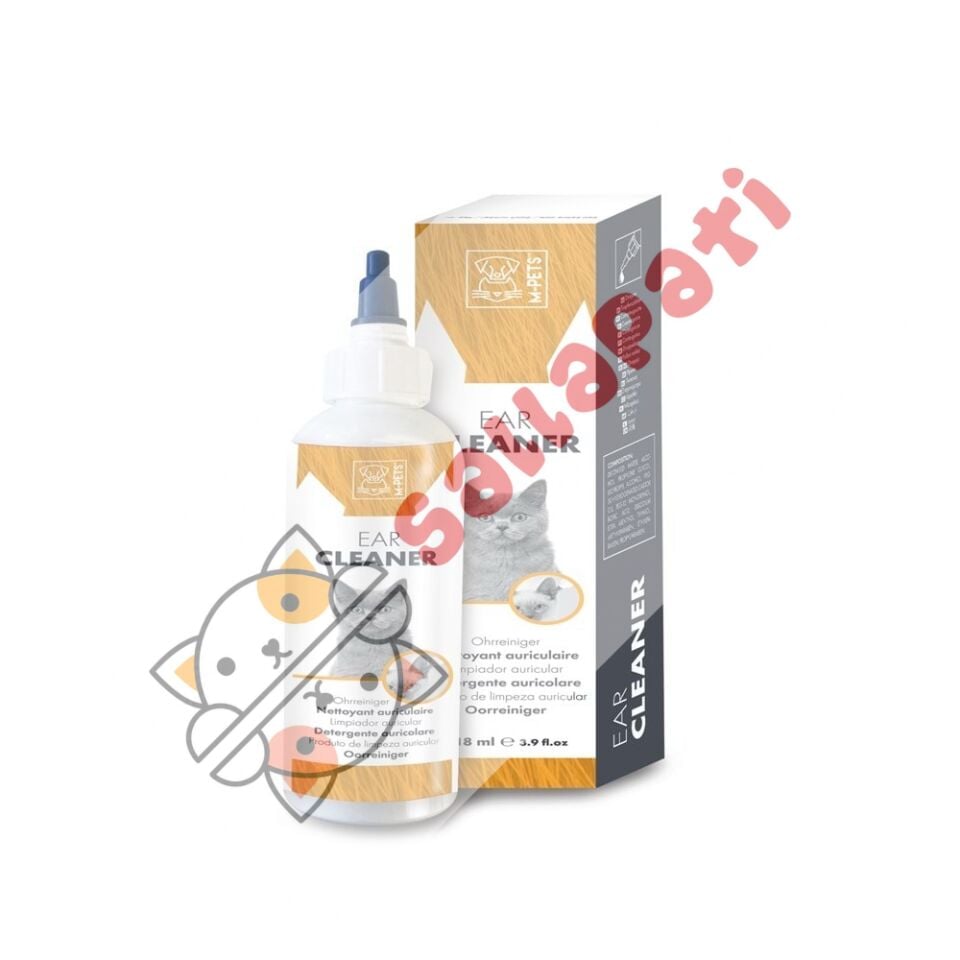M-PETS CAT EAR CLEANER KULAK TEMİZLEME LOSYONU 118ML