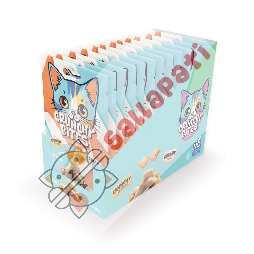 M-PETS CRUNCHY BITES TAVUKLU KEDİ ÖDÜLÜ 60GR