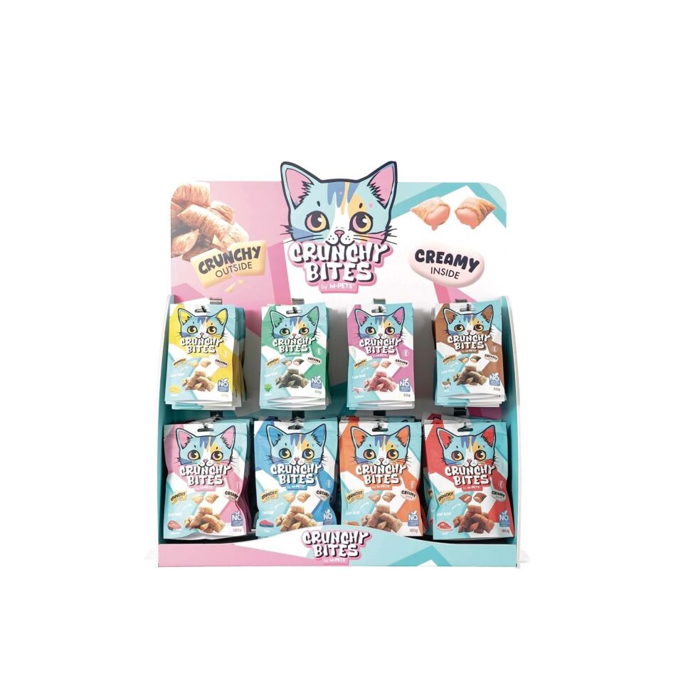 M-PETS CRUNCHY BITES BİFTEKLİ KEDİ ÖDÜLÜ 60GR