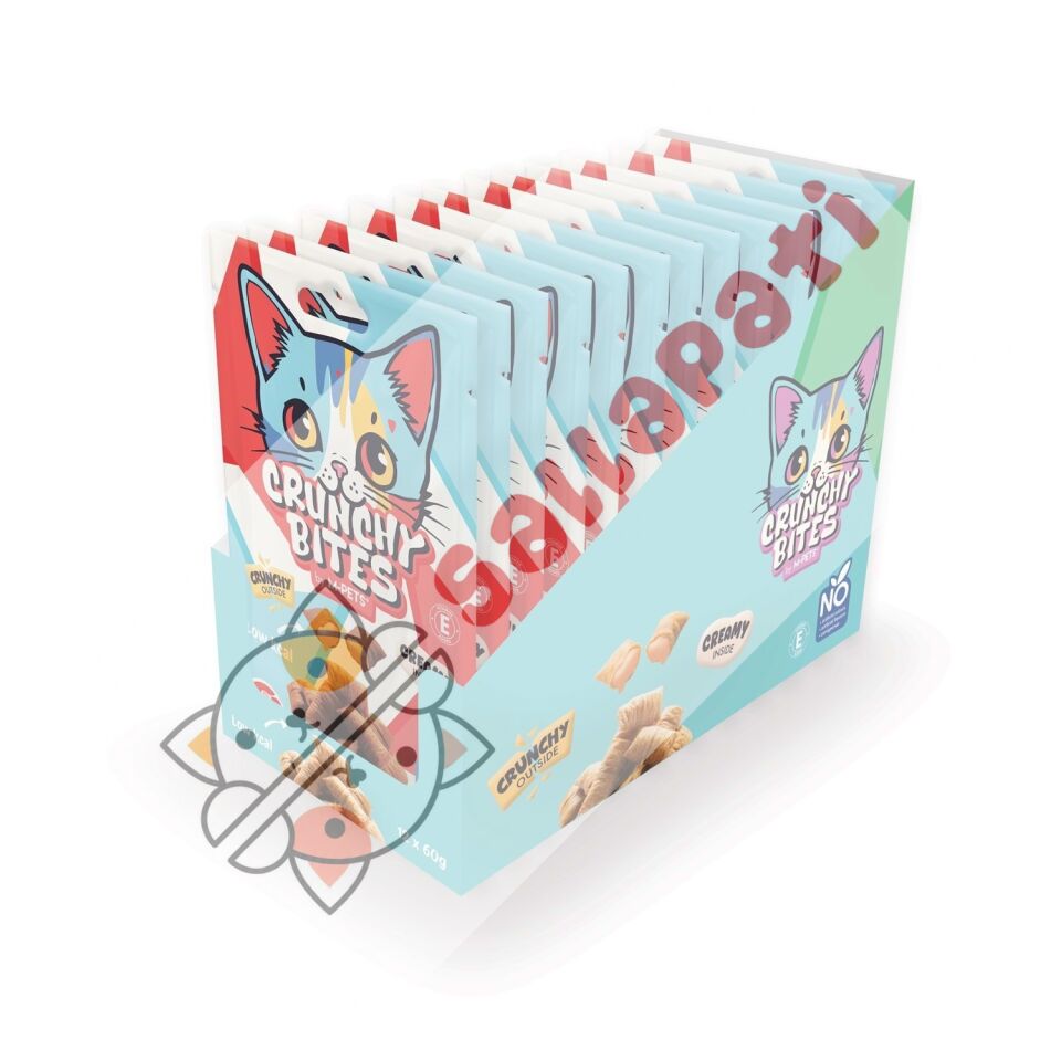 M-PETS CRUNCHY BITES BİFTEKLİ KEDİ ÖDÜLÜ 60GR