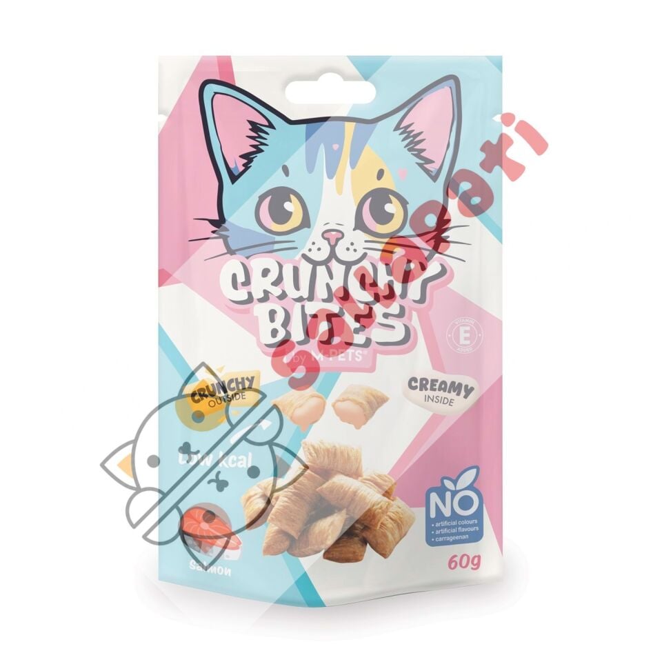 20645999 M-PETS CRUNCHY BITES SOMONLU KEDİ ÖDÜLÜ 60GR