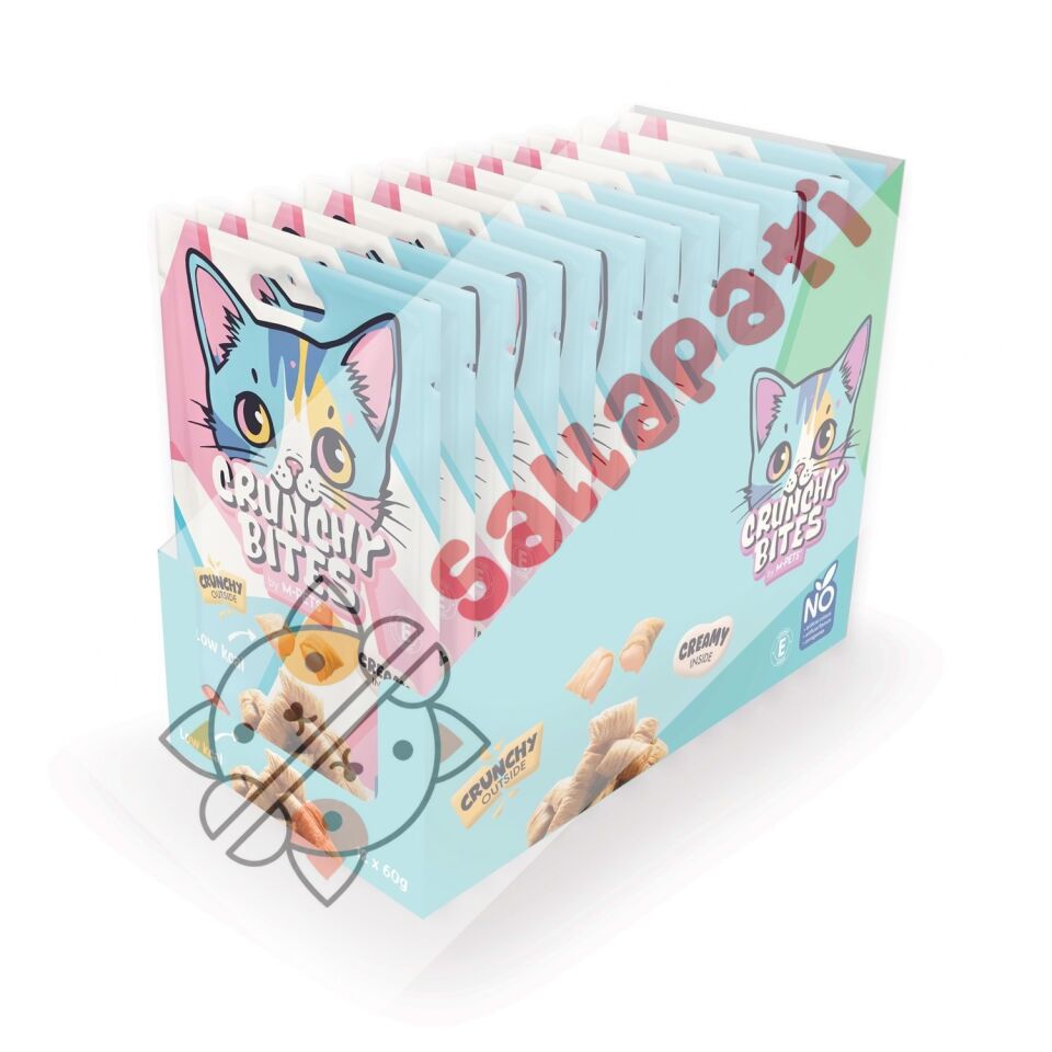 20645999 M-PETS CRUNCHY BITES SOMONLU KEDİ ÖDÜLÜ 60GR