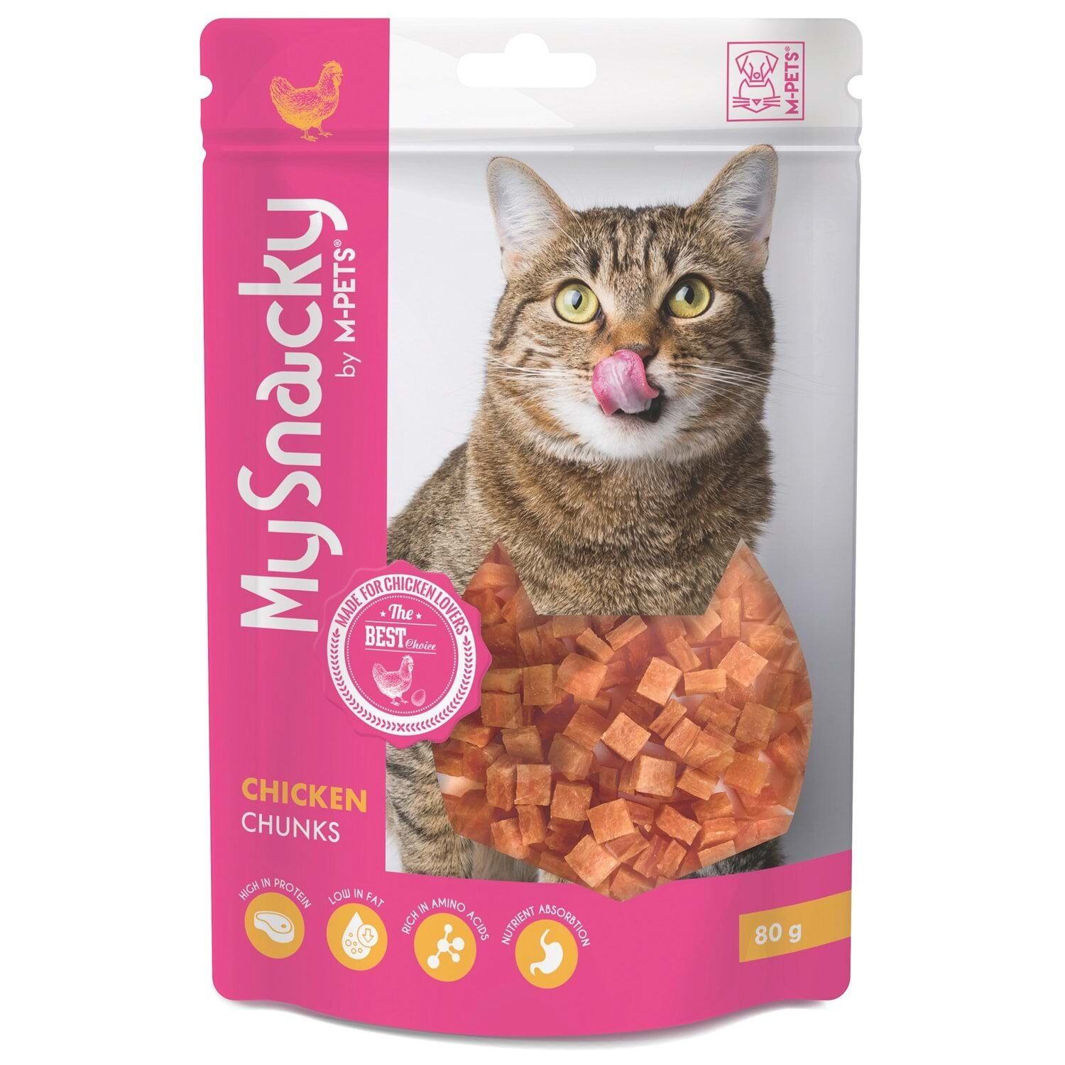 M-PETS MY SNACKY CHICKEN CRUMBS KEDİ ÖDÜLÜ 80GR