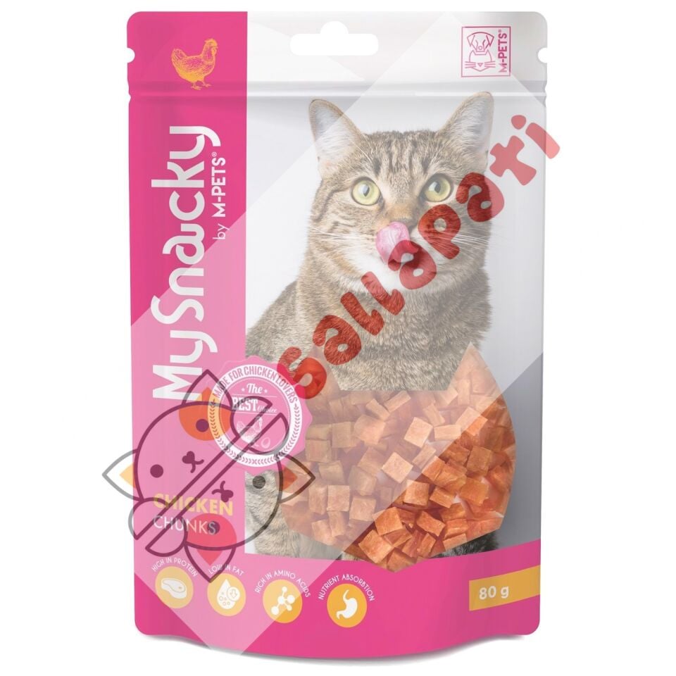 M-PETS MY SNACKY CHICKEN CRUMBS KEDİ ÖDÜLÜ 80GR