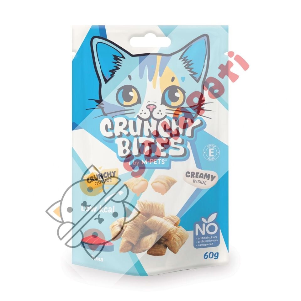 M-PETS CRUNCHY BITES TON BALIKLI KEDİ ÖDÜLÜ 60 GR
