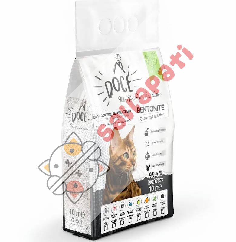 DOCE 10 LT YOĞUN AKTİF KARBONLU KEDİ KUMU