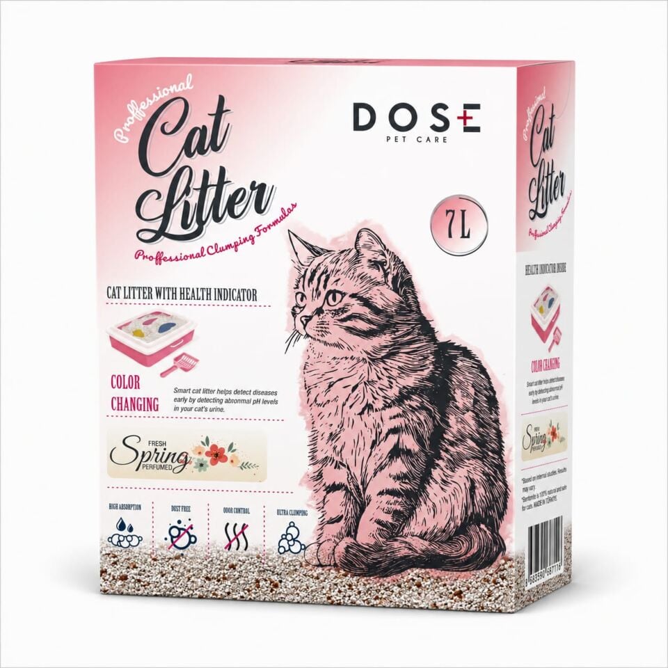 Dose Smart Cat Litter Erken Teşhis Kedi Kumu 7 Lt