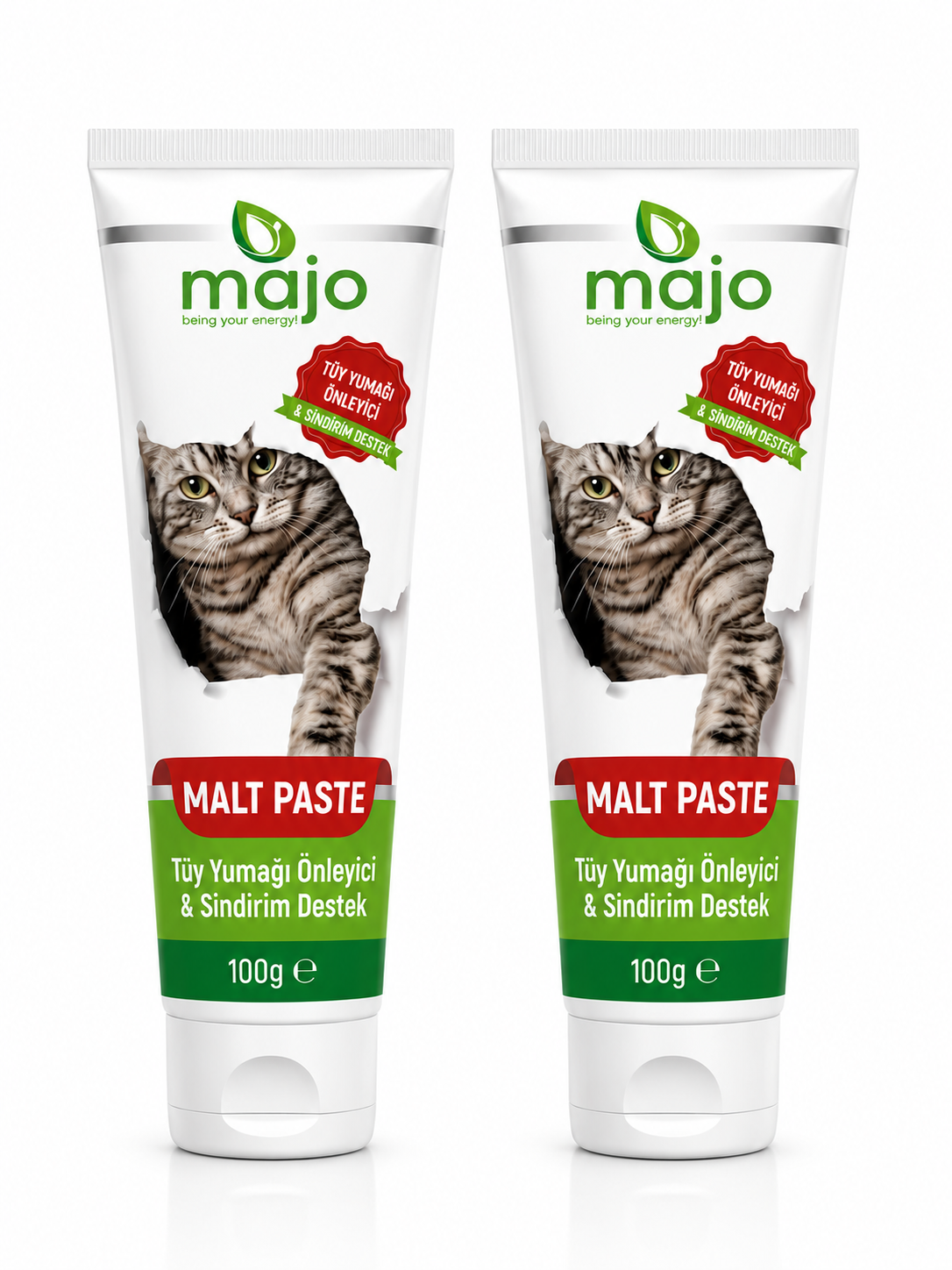 Majo Malt Macunu Yavru Ve Yetişkin Kediler Için Tüy Yumağı Önleyici X 2 ADET