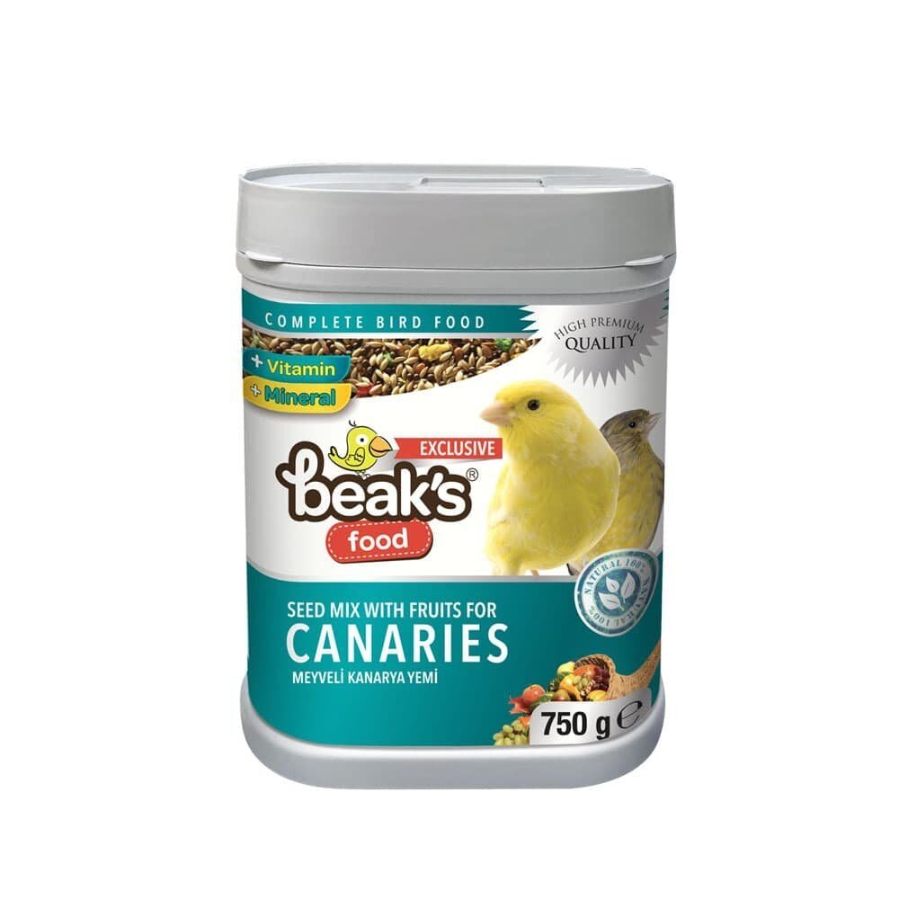 Beak's Meyveli Kanarya Yemi - 750 gr