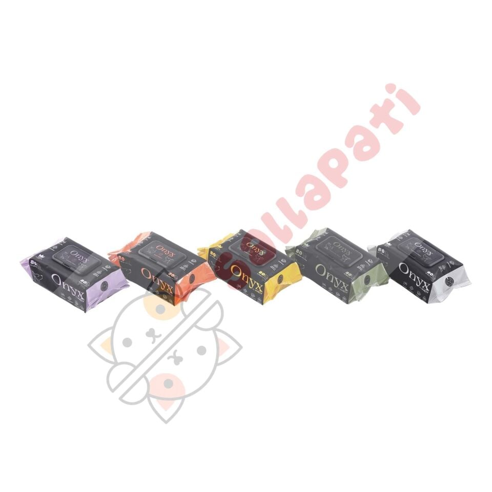 M-PETS ONYX ŞEFTALİ KOKULU KEDİ ve KÖPEKLER İÇİN TEMİZLEME MENDİLİ 80Lİ